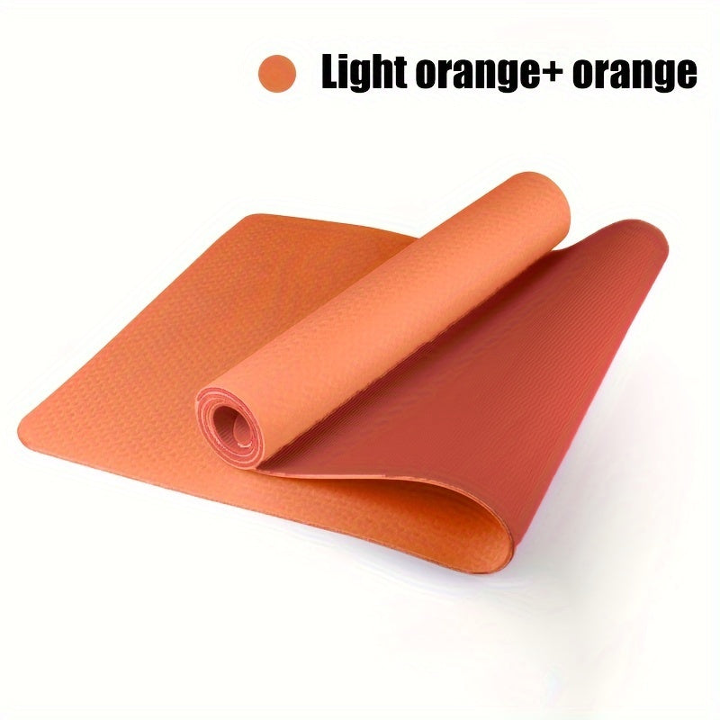 TPE Yoga Mat Soundproof Shockproof Non-Slip Mat Home Exercise Thickened Yoga Mat