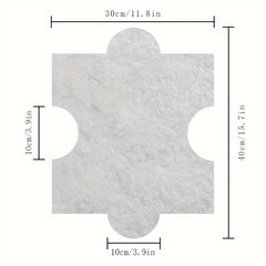 8pcs Shaggy Foam Mat Anti-slip Area Rugs for Bedroom Kitchen Living