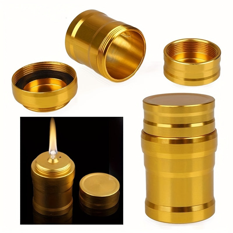 Portable Metal Mini Alcohol Lamp Lab Heating Equipment Outdoor Camping Travel