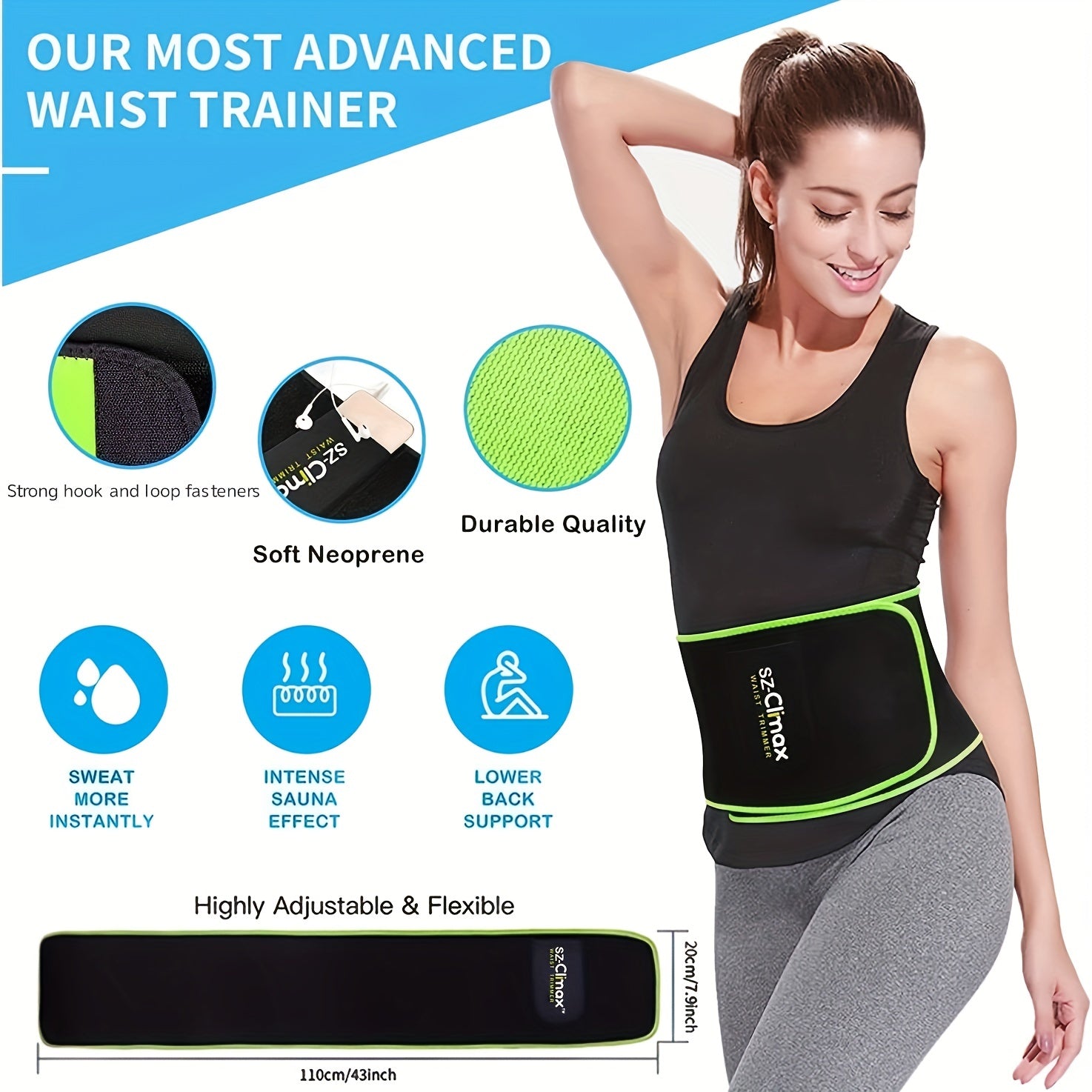 Waist Shaping Band Waist Training Belt for Men & Women