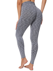 Honeycomb Yoga Leggings High Waist Fitness Pants