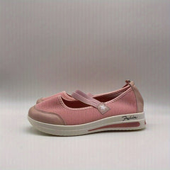 Women's Platform Hook & Loop Sneakers Casual Canvas Shoes