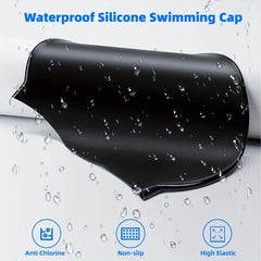 Silicone Swimming Cap for Adults and Kids Swimming Training and Hair Protection