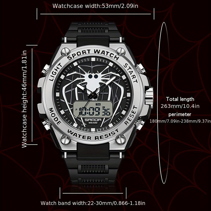 SANDA Men Outdoor Sports Watch with Function