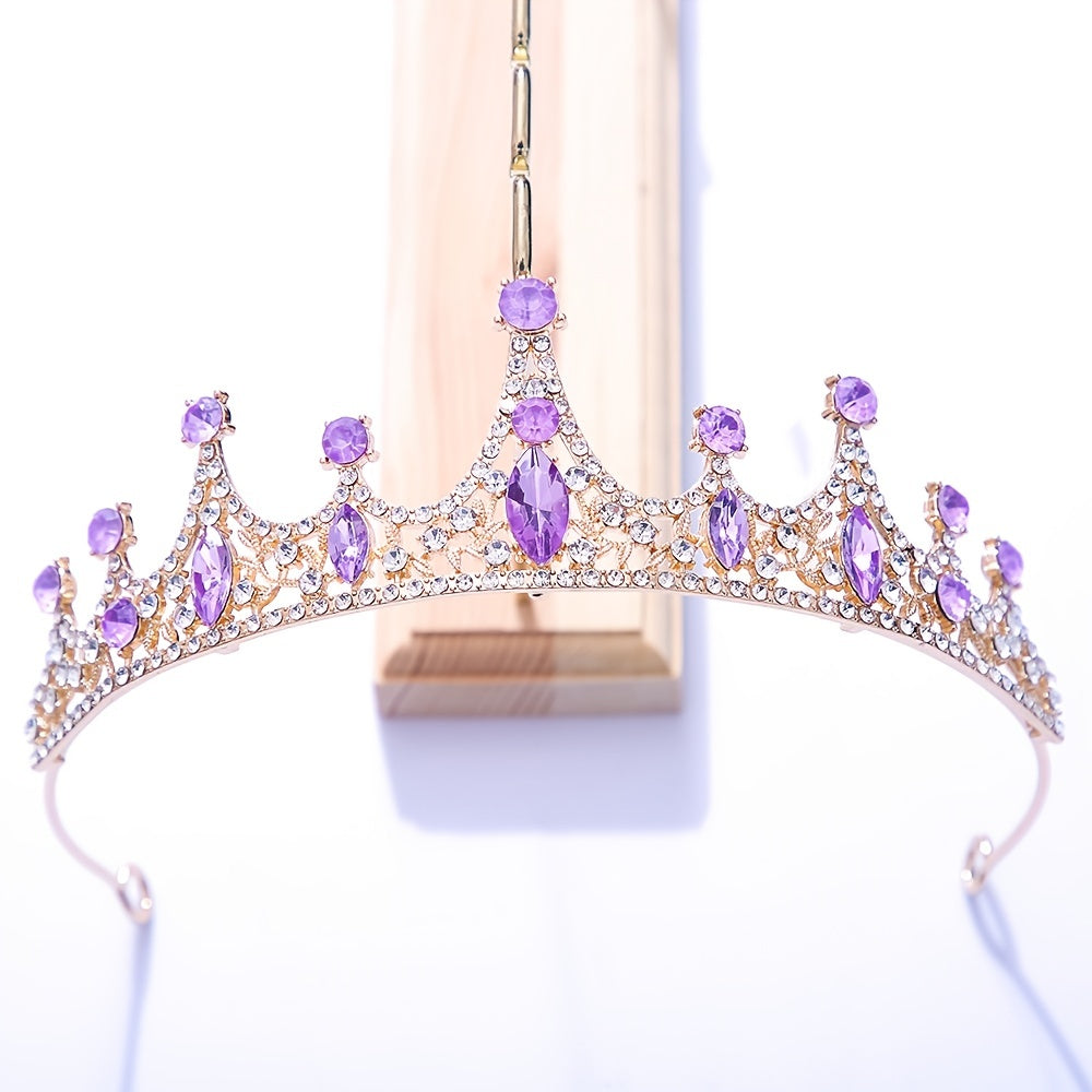 Baroque Style Bride Crown Wedding Headdress Hair Accessories Gift