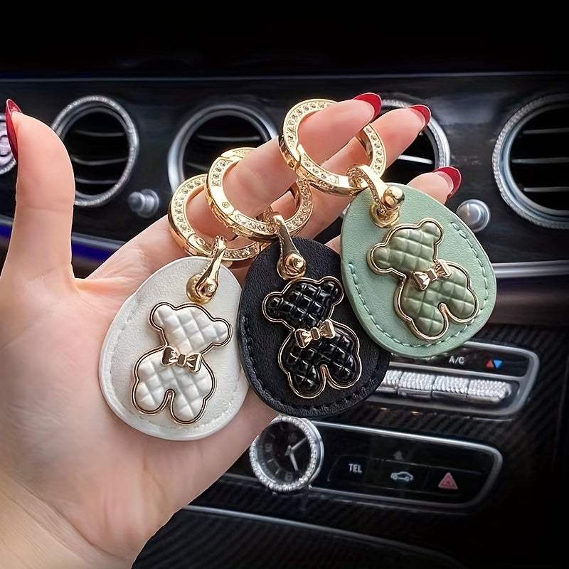 Bear Car Keychain Key Chain Lady Bag Pendant Mother's Key Ring
