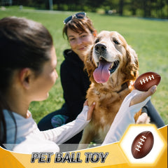 4pcs Foam Toy Footballs Brown Stress Ball for Party Favors