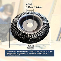 10 16 Cm Wood Grinder Wheel Disc for Woodworking