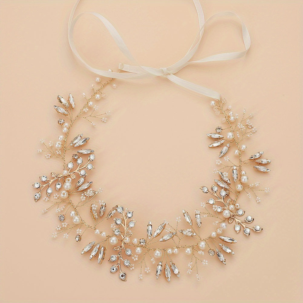 Beaded Bridal Hairband Headwear Wedding Dress Accessories