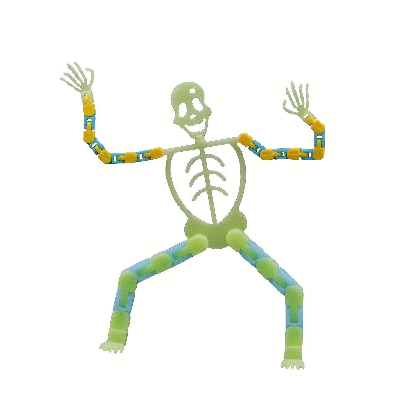 Glowing Skeleton Set Phone Stand Toy