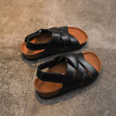Swalker Boys Breathable Open Toe Sandals Comfortable Anti Slip Indoor Outdoor
