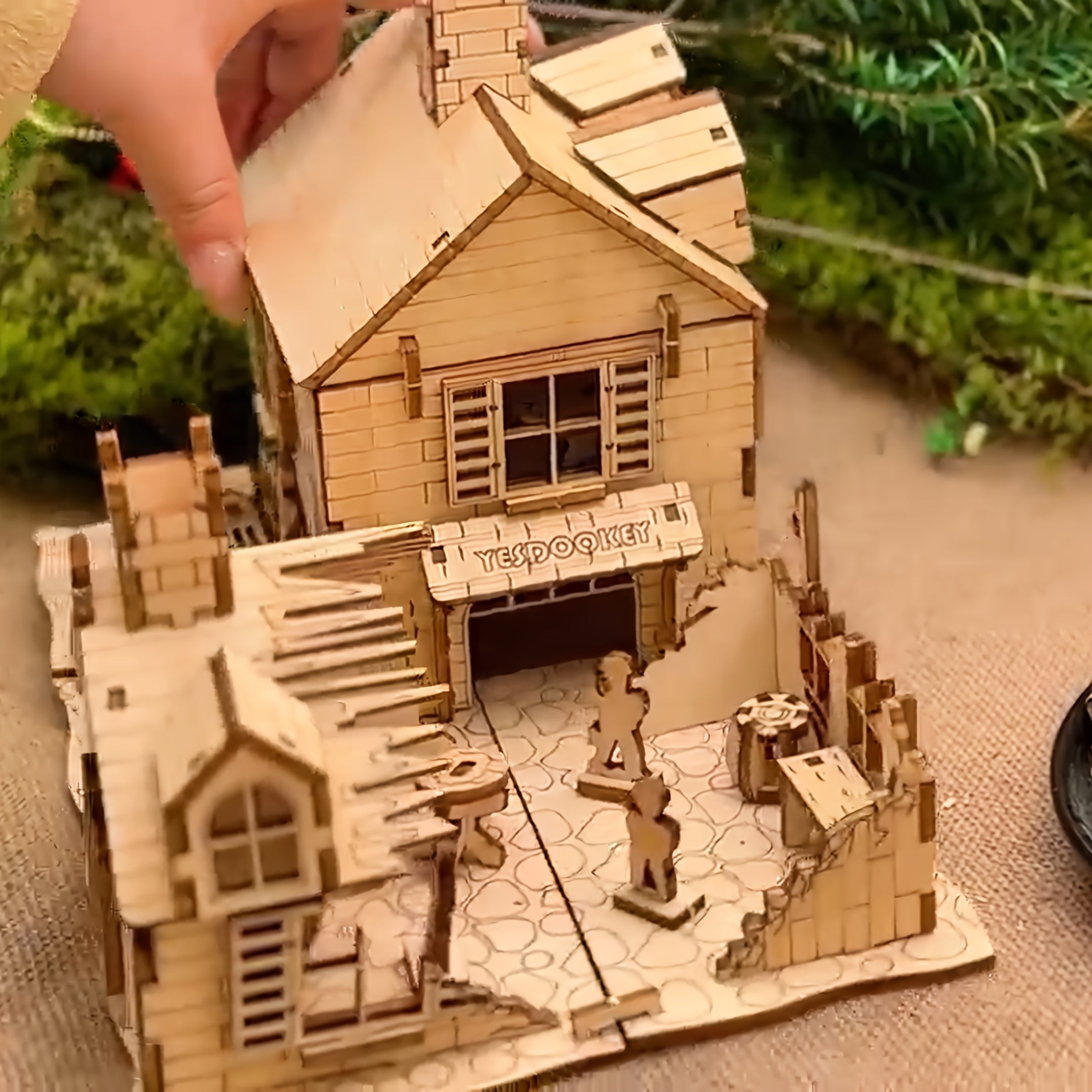 3D Wooden Puzzle Peace Series Village Scene Easy to Assemble