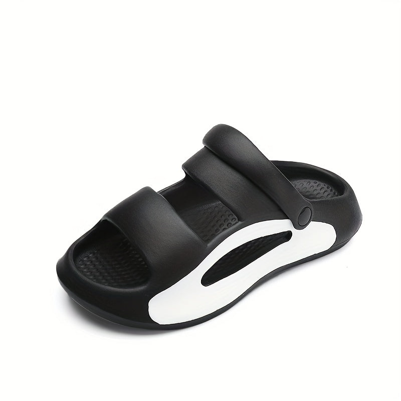 Boys Thickened Bottom Slippers Non Slip Lightweight Open Toe Slippers
