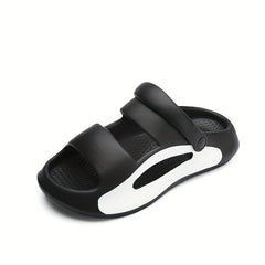 Boys Thickened Bottom Slippers Non Slip Lightweight Open Toe Slippers