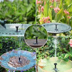 Solar Fountain Water Pump Kit for Outdoor Bird Bath Pond Pool Garden