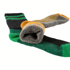 Moisture Wicking Woolen Crew Socks for Hiking & Outdoors