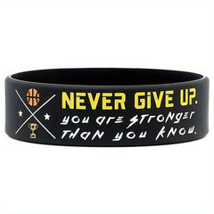 Motivational Basketball Wristbands Sports Quotes Team Awards