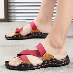 Men's Beach Shoes Quick Drying Non Slip Slides Summer
