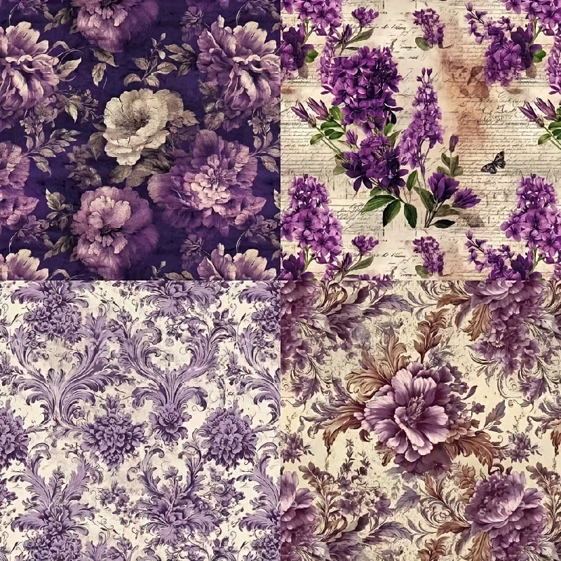 DIY OMBRE Theme Background Paper 6 Inch Single Sided Pattern Paper Blossom