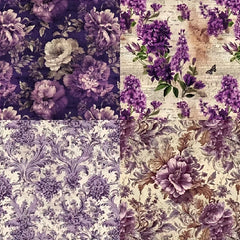DIY OMBRE Theme Background Paper 6 Inch Single Sided Pattern Paper Blossom