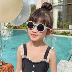 Children's Foldable Sunglasses Girls Summer Beach Photography Sunglasses