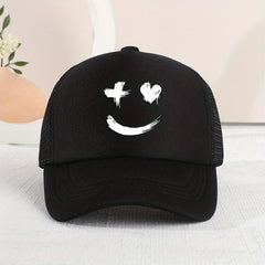 Casual Mesh Stitching Cap Sun Protection Comfortable Breathable Cap