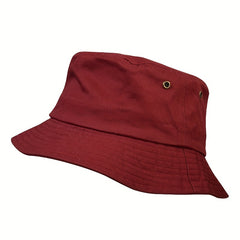 Unisex Cotton Bucket Hat Lightweight Sunshade Cap