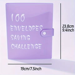 100 Envelope Challenge Binder Budgeting Planner & Saving