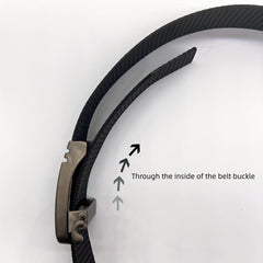 Men's Ratchet Nylon Web Belt For Jeans Casual with Auto Buckle Tactical Belt