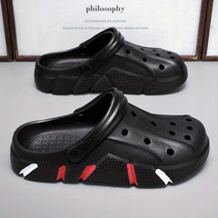 Men's Lightweight Comfy Clogs Hollow Out Non Slip Garden Shoes