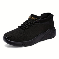 Men's Lace-Up Running Shoes Lightweight Breathable Sneakers