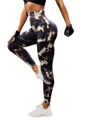 Tie Dye Women Seamless Leggings High Waist Fitness Yoga Pants