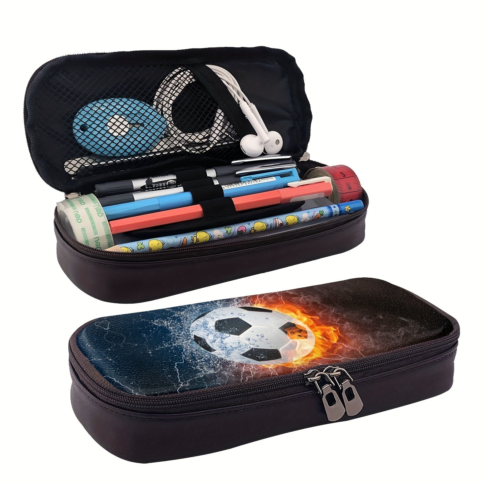 Horizontal Style Stationery Pencil Bag Large Capacity Pencil Storage Box