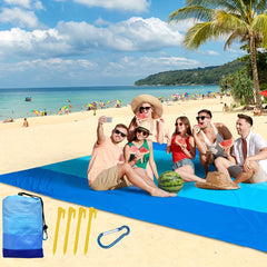 Waterproof Beach Mat Sandproof Outdoor Blanket for Picnics Travel Camping