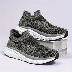 Air Cushion Running Tennis Shoes Lightweight Arch Support Slip On