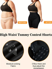Tummy Control Waist Training Shorts Butt Lifting Thigh Slimming Active