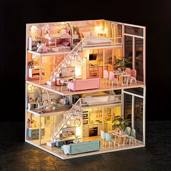 DIY House Assembled Toy for Children, Lover, Girlfriend - Birthday Gift