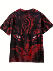 Boy's 3D Cat Graphic T shirt Casual Tee For Summer Outdoor