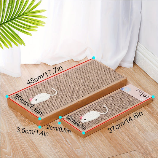 Durable Cat Scratcher Pad for Indoor Play and Claw Maintenance