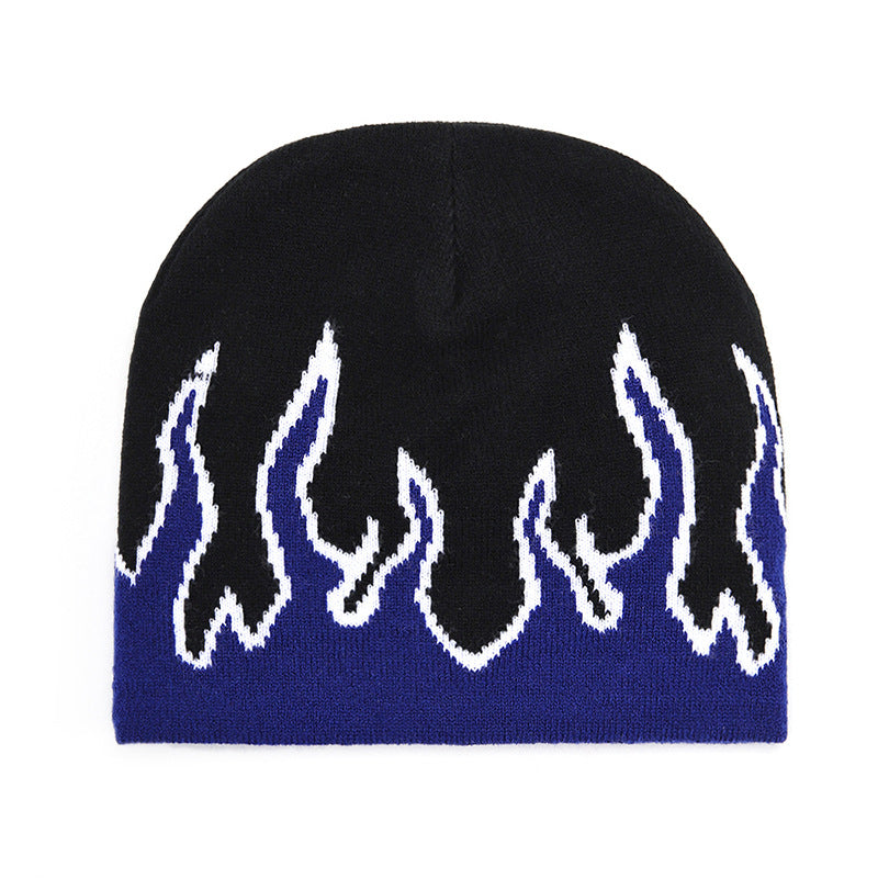 Flame Beanie Hat for Outdoor Sports - Stay Warm & Stylish