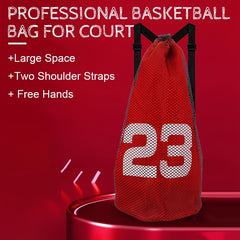 Basketball Storage Bag Large Capacity Shoulder Bag Sports Training Bag