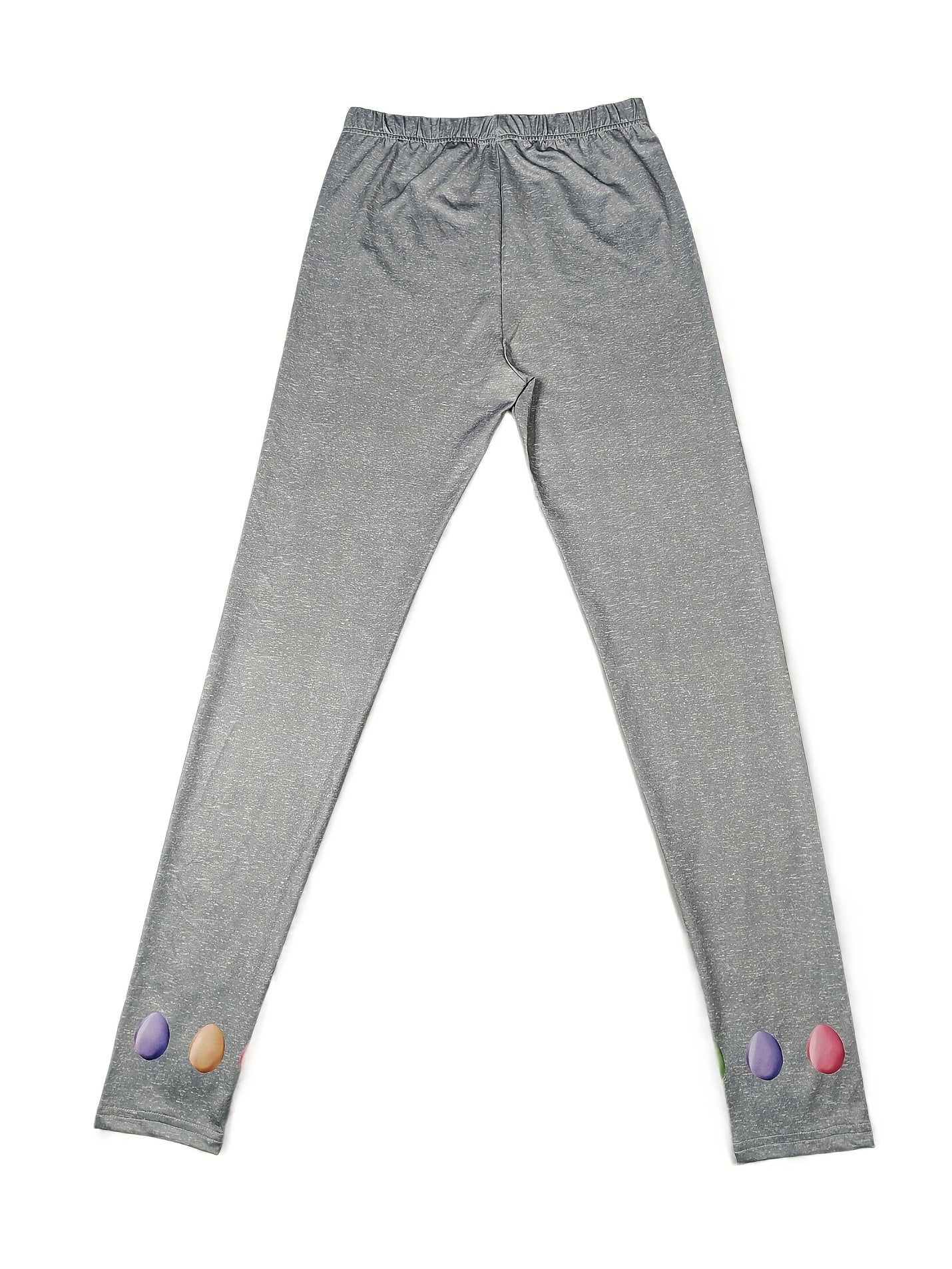 Rabbit Print High Waist Leggings for Women