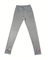 Rabbit Print High Waist Leggings for Women