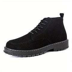 Men's Vintage High Top Lace Up Boots Casual Outdoor Walking Shoes