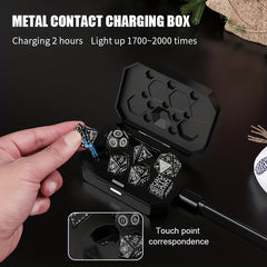 7pcs LED Flashy Dices Christmas Gift Illuminate Board Game Nights