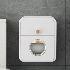 Toilet Paper Box Drawer Wall Mounted Bathroom Tissue Box Home Decor