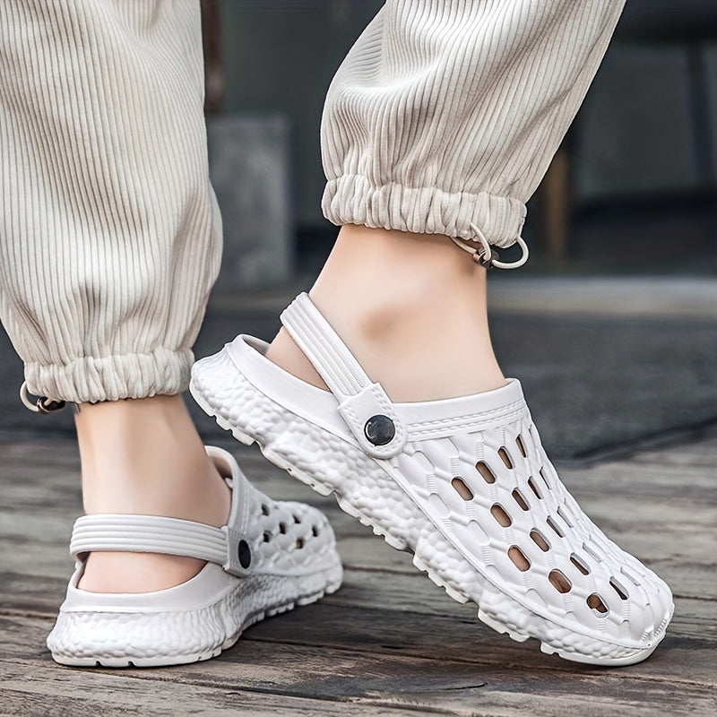 Men's Closed Toe Clogs Water Shoes Soft Sole Sandals