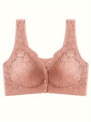 Lace Wireless Front Buckle Bra Women's Lingerie