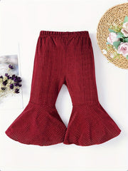 Baby Girls Flared Leg Pants for Spring and Autumn