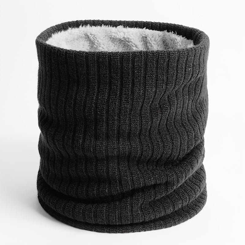 Unisex Thickened Neck Guard Wool Muffler Autumn Winter Plus Velvet
